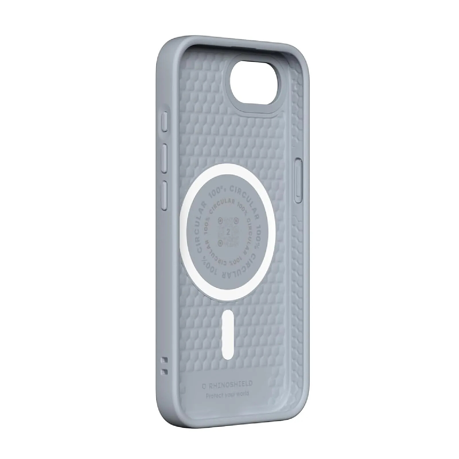 RHINOSHIELD SolidSuit iPhone 16e / 17e (Gris argent)